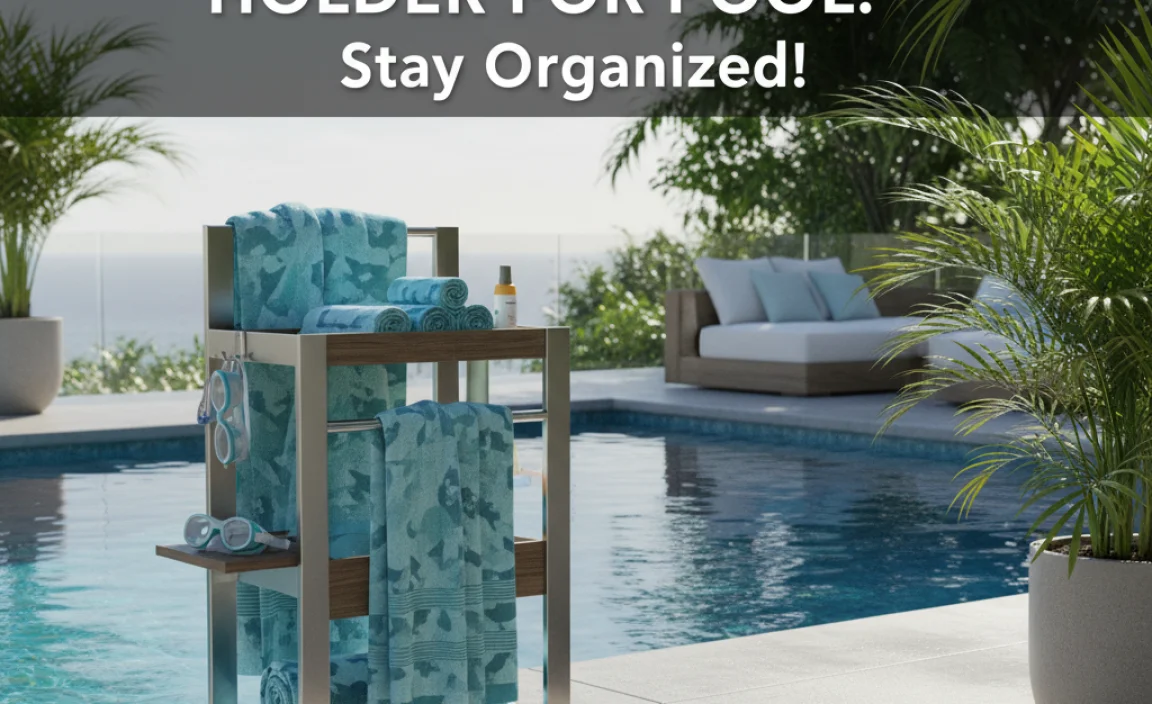 Ultimate Towel Holder for Pool: Stay Organized!