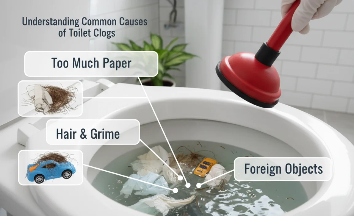 Understanding Common Causes of Toilet Clogs