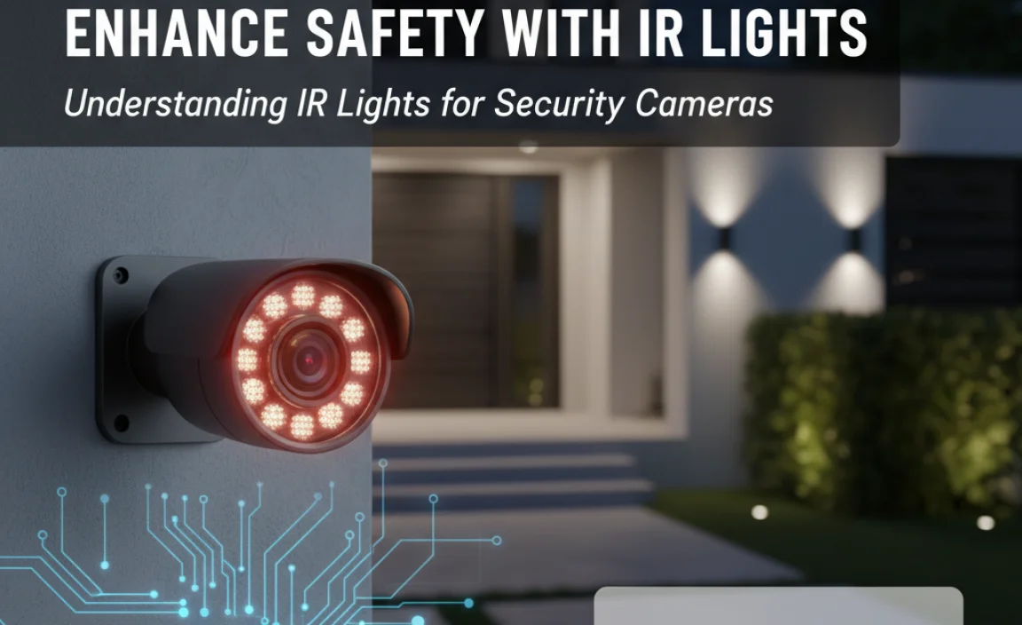 Understanding IR Lights for Security Cameras