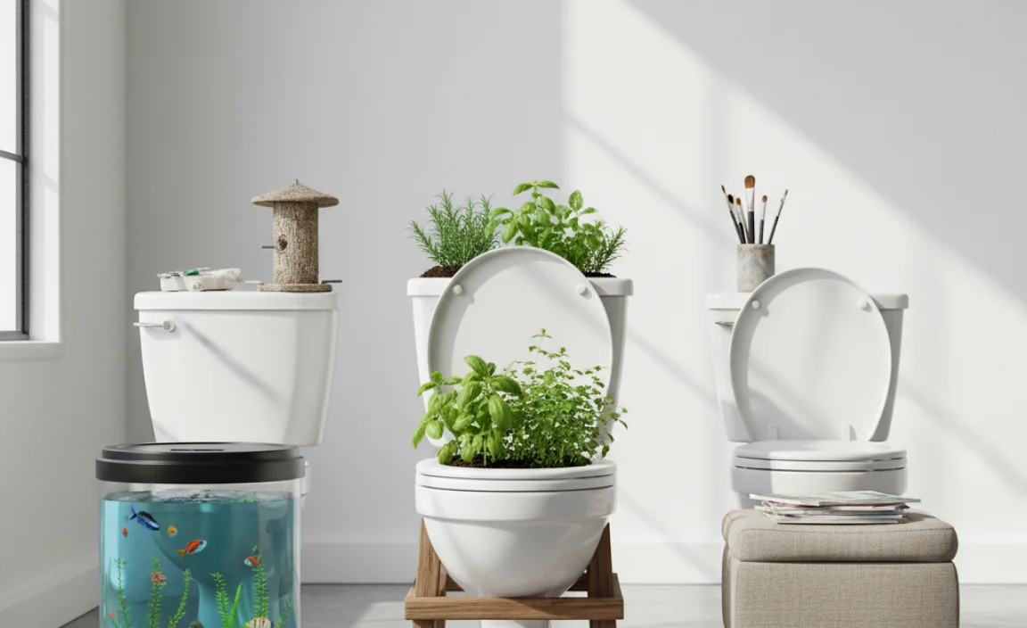 Upcycling Ideas: Turning a Toilet into Useful Items