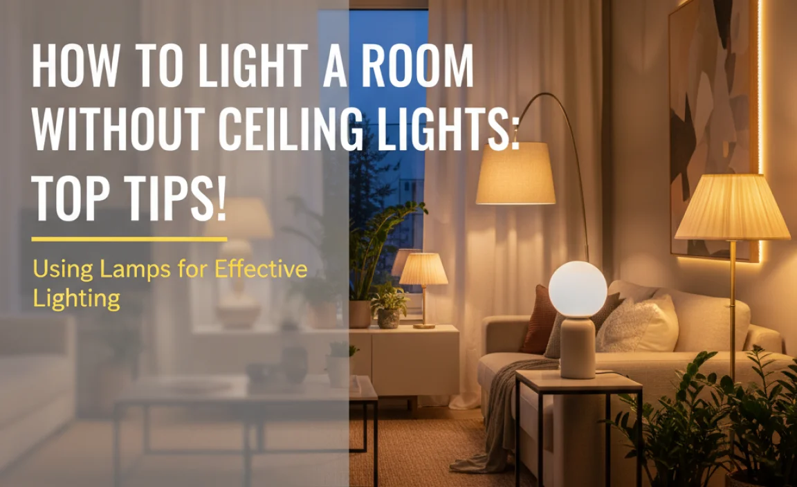 Using Lamps for Effective Lighting