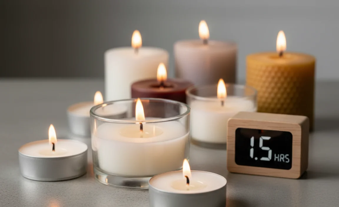 Variations in Burn Time by Candle Type