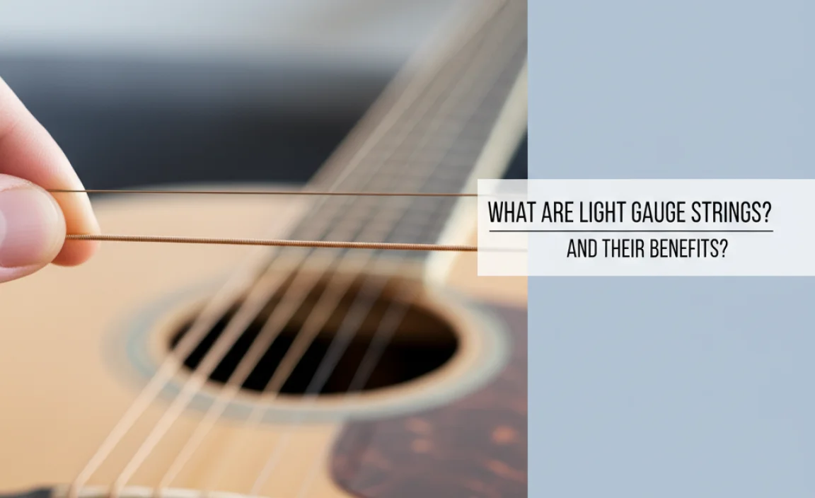 What Are Light Gauge Acoustic Guitar Strings And Their Benefits?