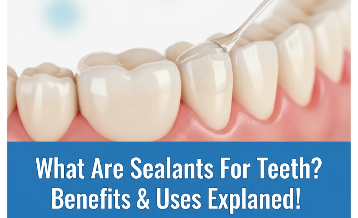 What Are Sealants For Teeth? Benefits & Uses Explained!