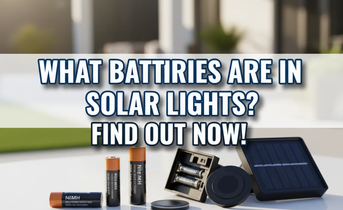 What Batteries Are In Solar Lights? Find Out Now!
