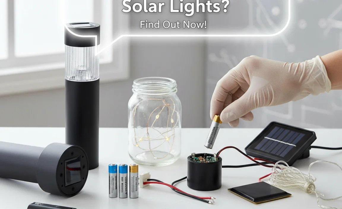 What Batteries Are in Solar Lights?