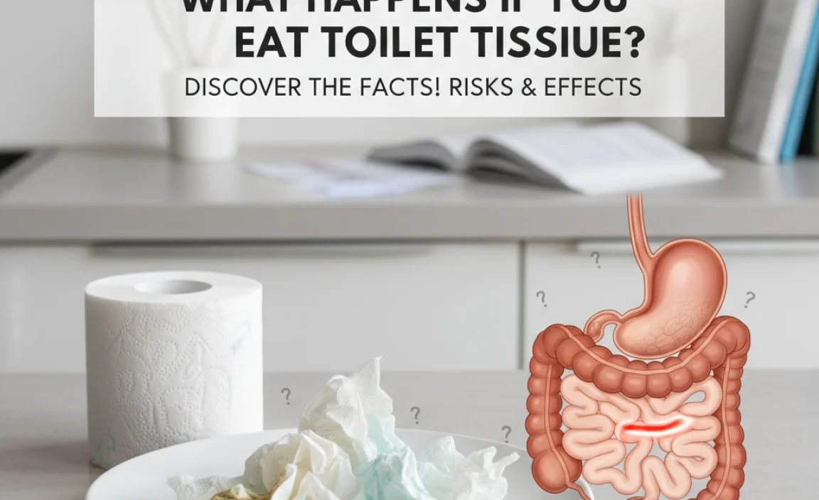 What Happens If You Eat Toilet Tissue: Risks And Effects