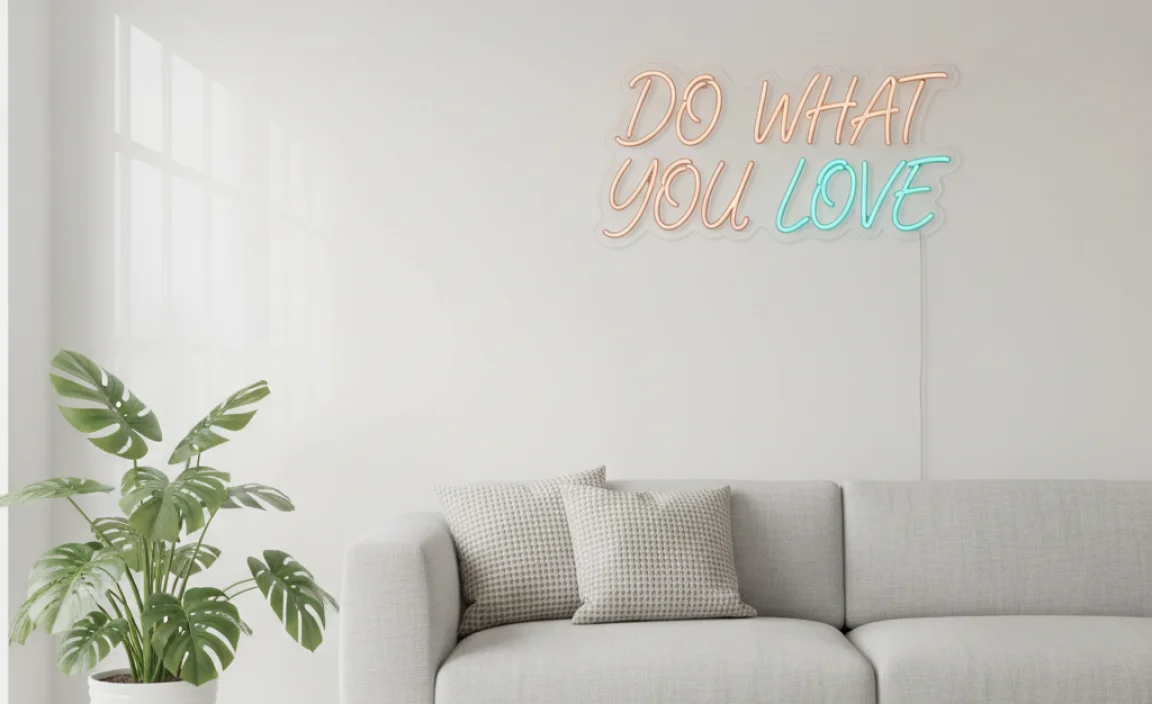 What is a &#8220;Do What You Love&#8221; Neon Sign?