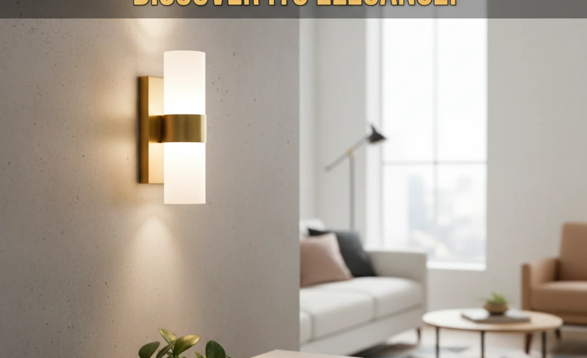 What Is A Sconce Light Fixture? Discover Its Elegance!