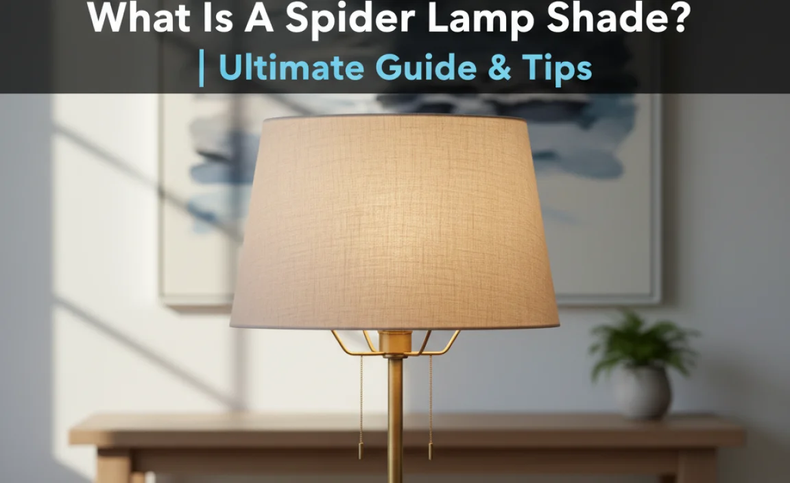 What Is A Spider Lamp Shade? | Ultimate Guide & Tips