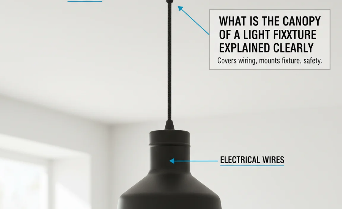 What Is The Canopy Of A Light Fixture Explained Clearly