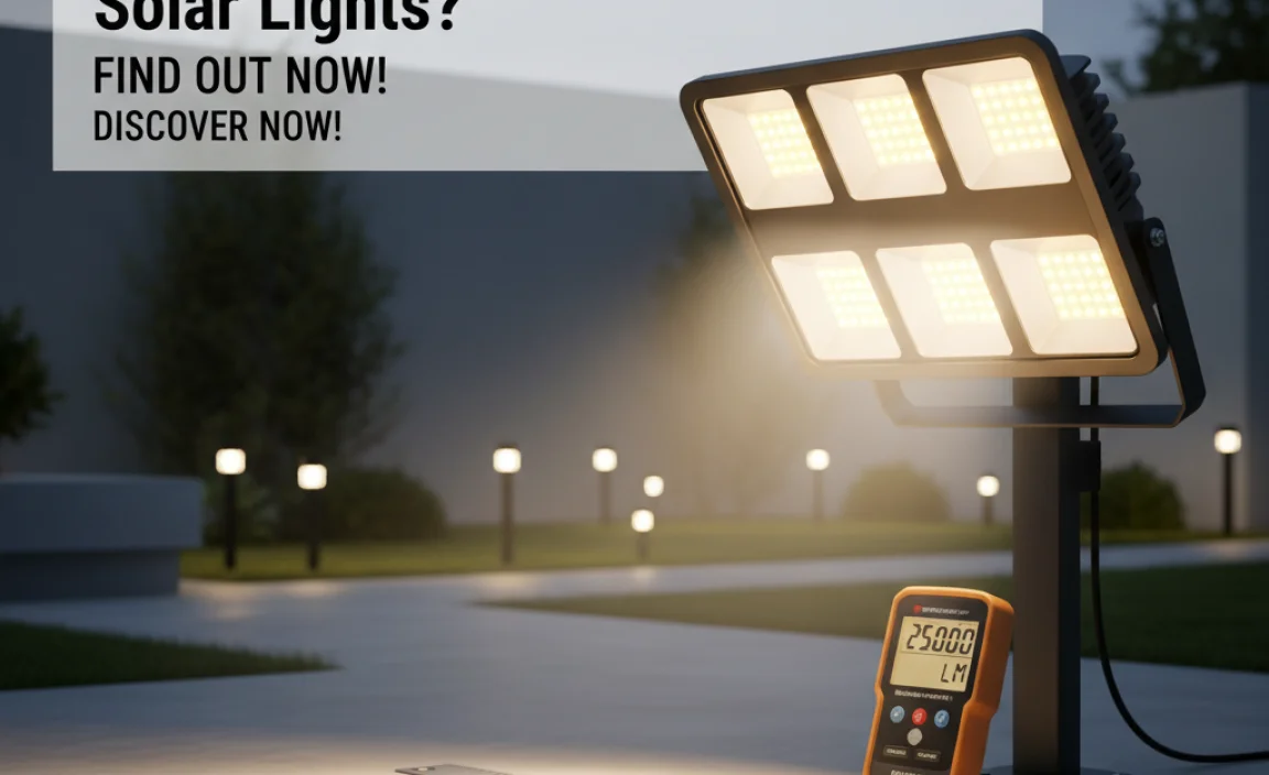 What Is The Highest Lumens For Solar Lights? Discover Now!