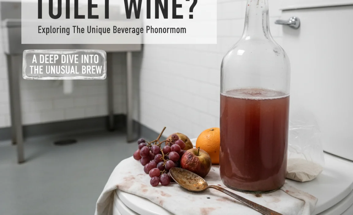 What Is Toilet Wine? Exploring The Unique Beverage Phenomenon