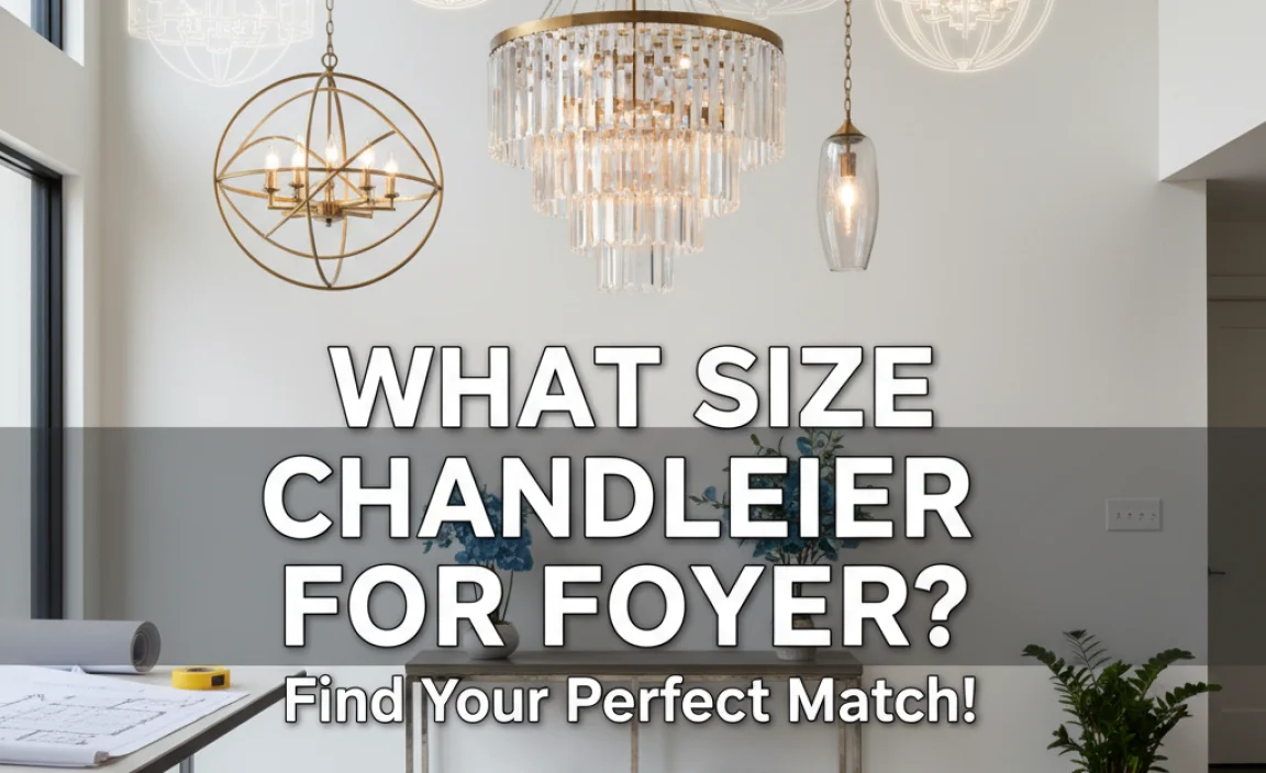 What Size Chandelier For Foyer? Find Your Perfect Match!