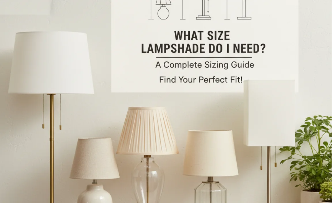 What Size Lampshade Do I Need? A Complete Sizing Guide