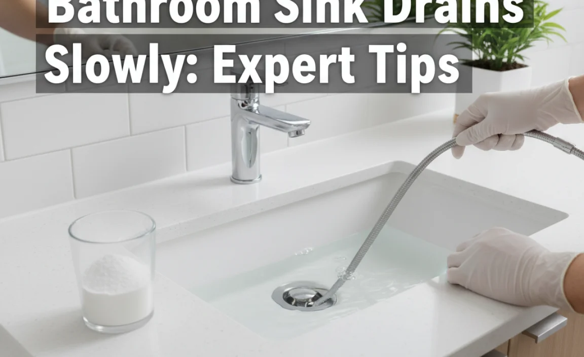 What To Do If Bathroom Sink Drains Slowly: Expert Tips