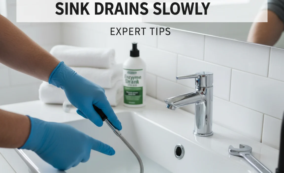 What to Do If Bathroom Sink Drains Slowly