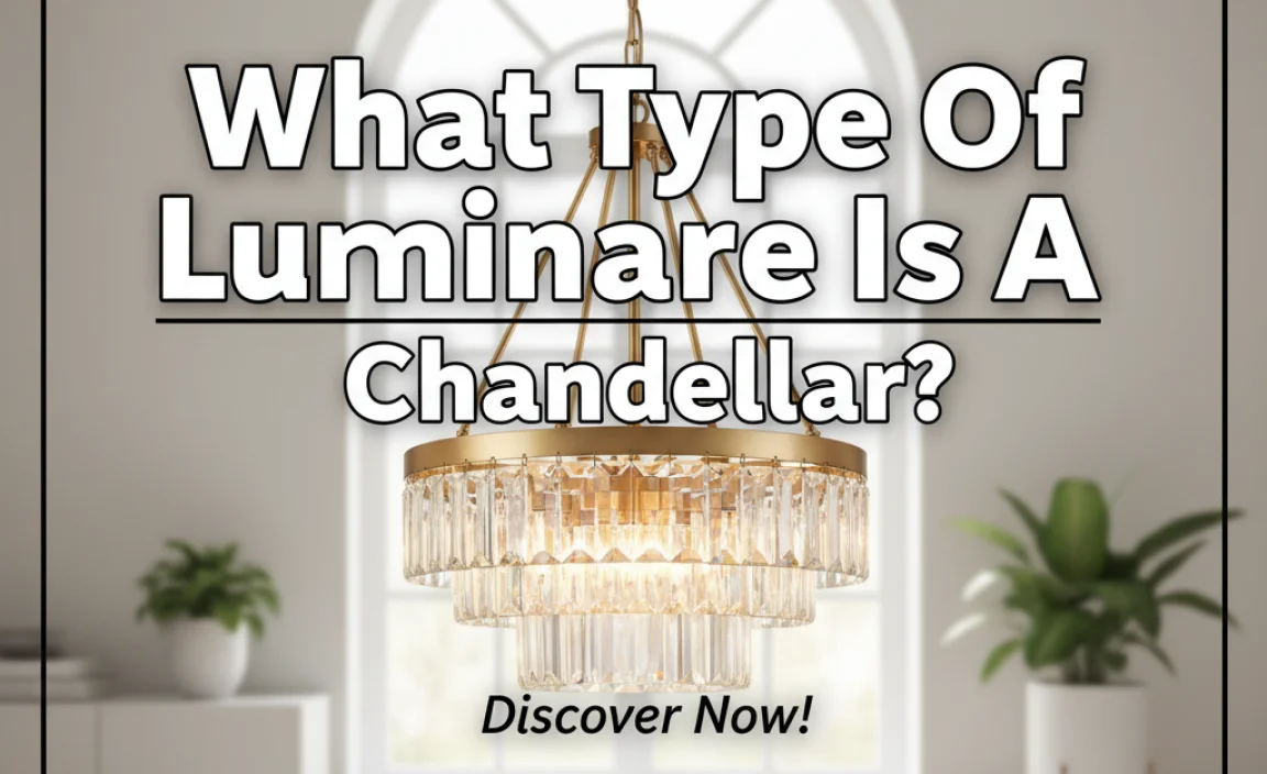 What Type Of Luminaire Is A Chandelier? Discover Now!