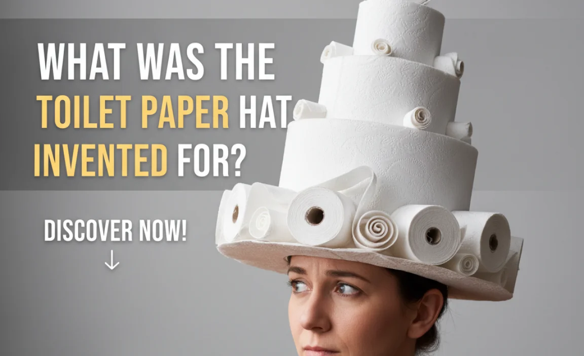 What Was The Toilet Paper Hat Invented For? Discover Now!