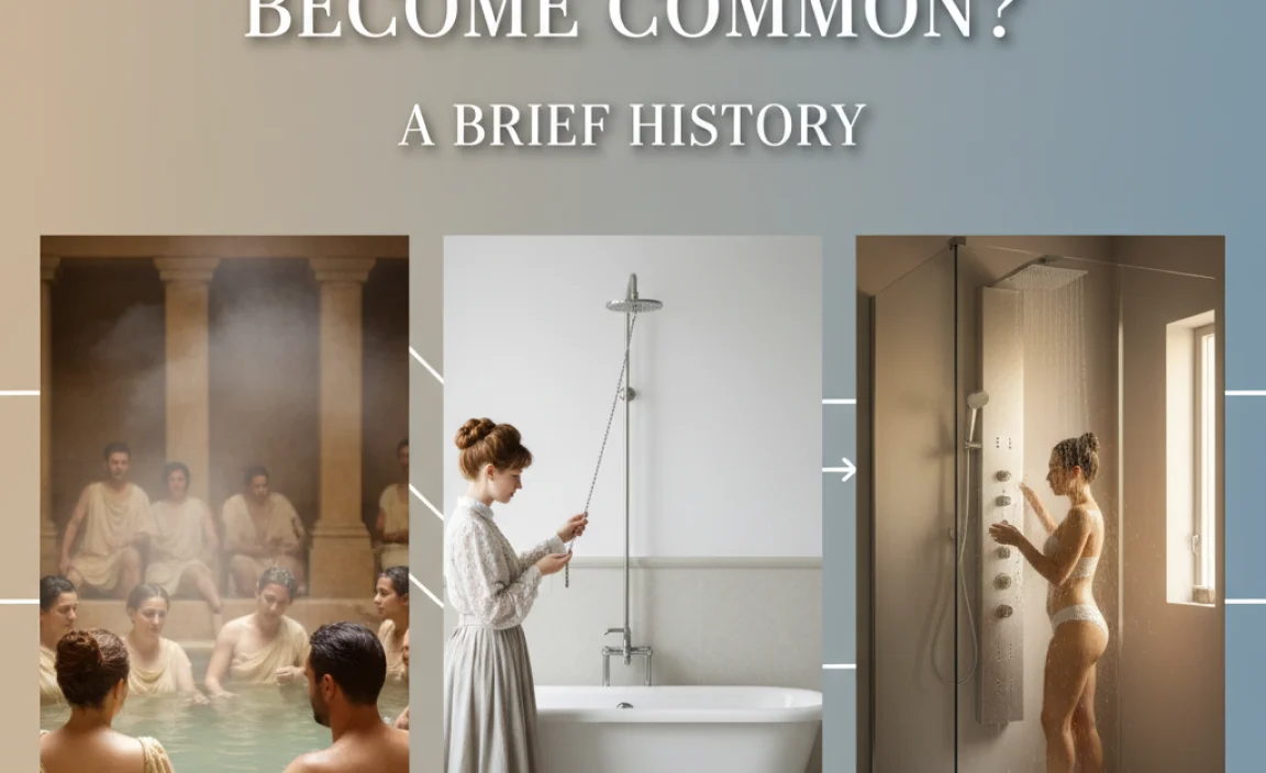 When Did Hot Showers Become Common?