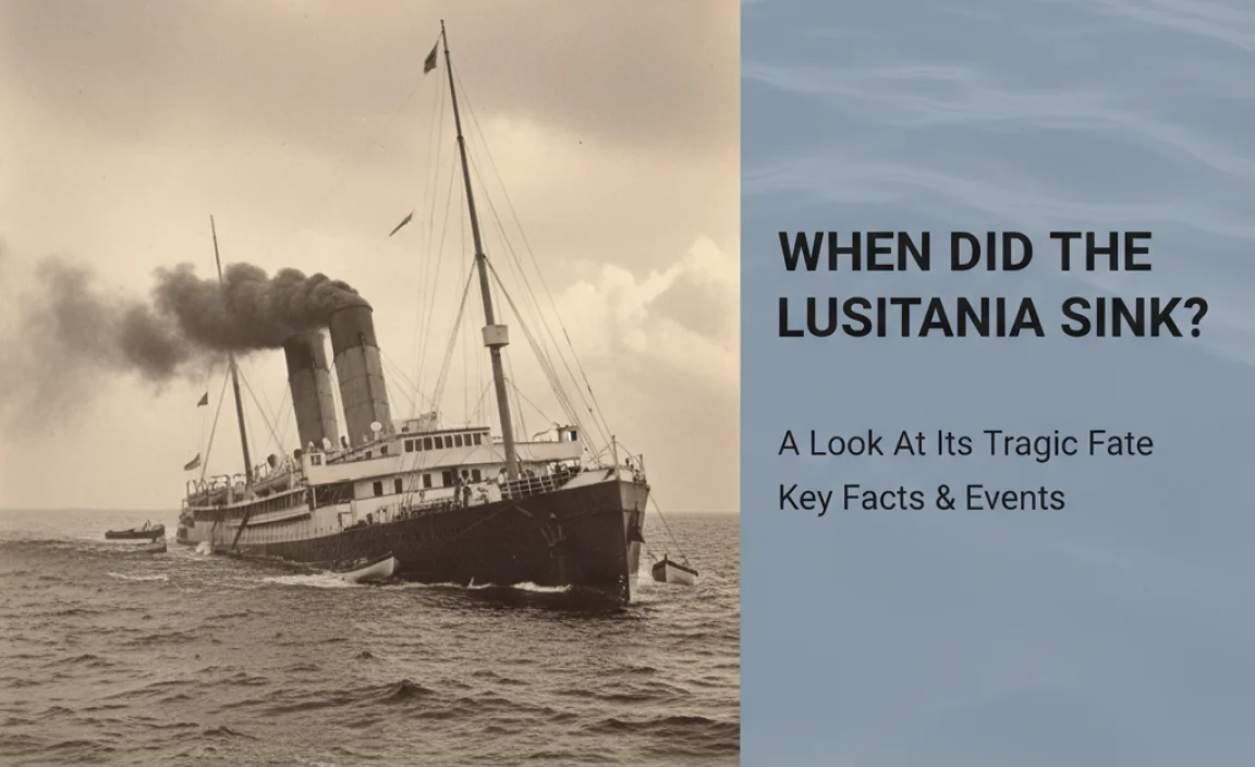 When Did The Lusitania Sink? A Look At Its Tragic Fate