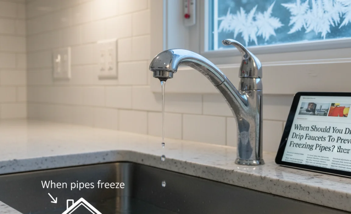 When Should You Drip Faucets To Prevent Freezing Pipes?
