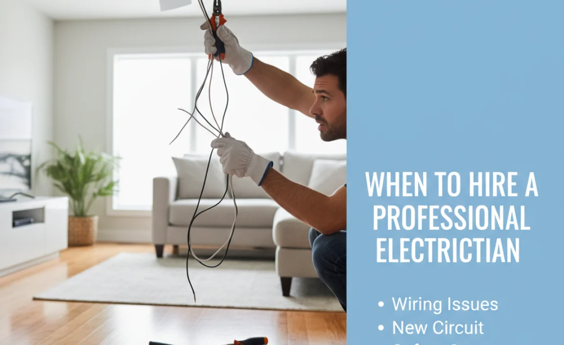 When to Hire a Professional Electrician