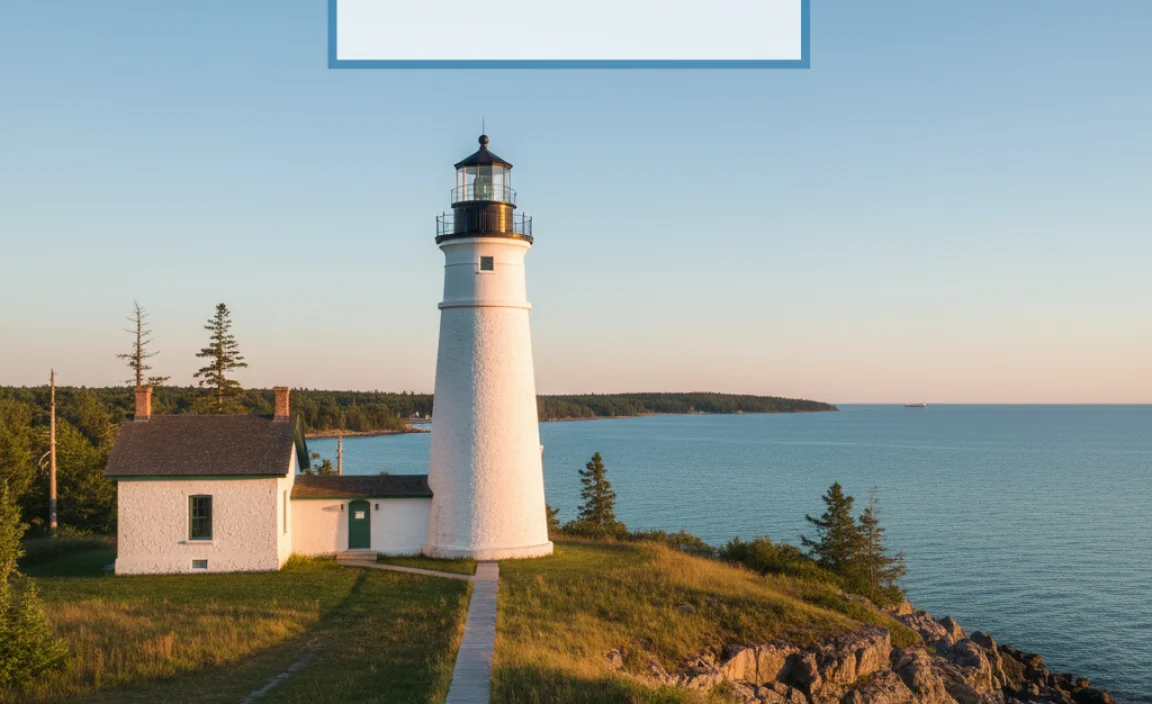 When Was the Lighthouse Built on South Fox Island?