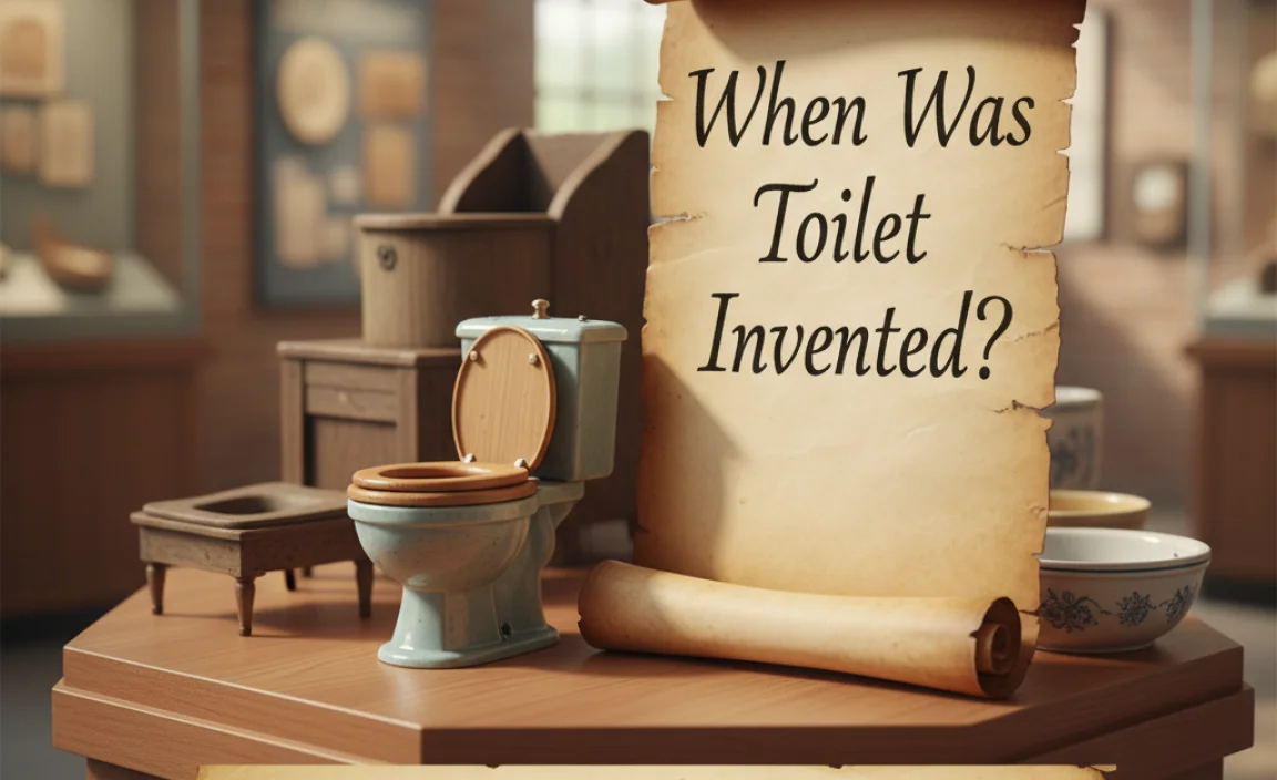 When Was the Toilet Invented?