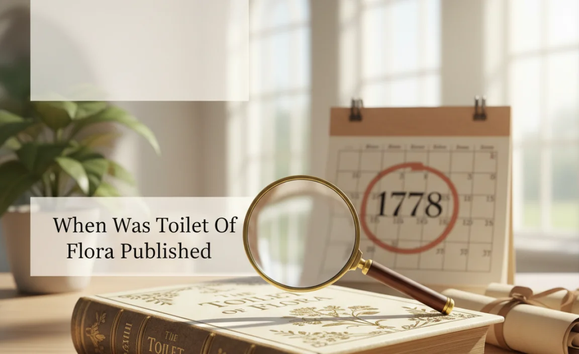 When Was Toilet Of Flora Published: A Historical Insight