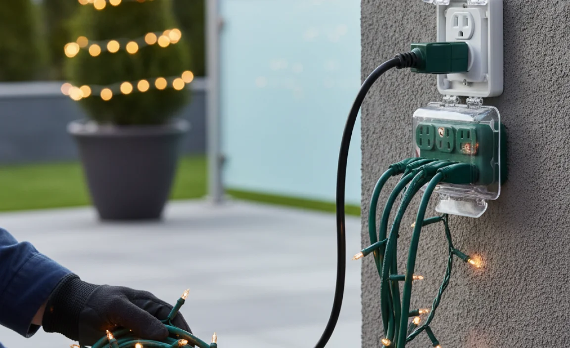 Where Do You Plug In Outdoor Christmas Lights?