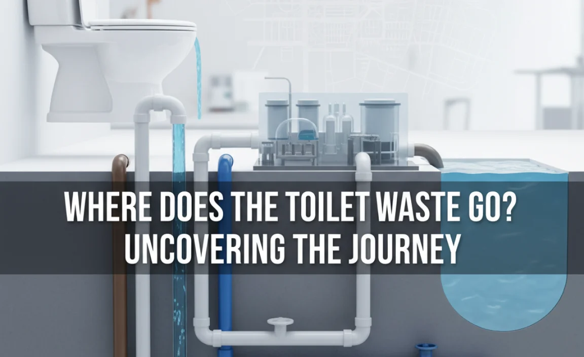 Where Does The Toilet Waste Go? Uncovering The Journey