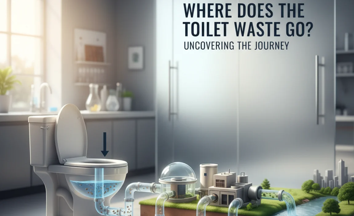 Where Does the Toilet Waste Go?