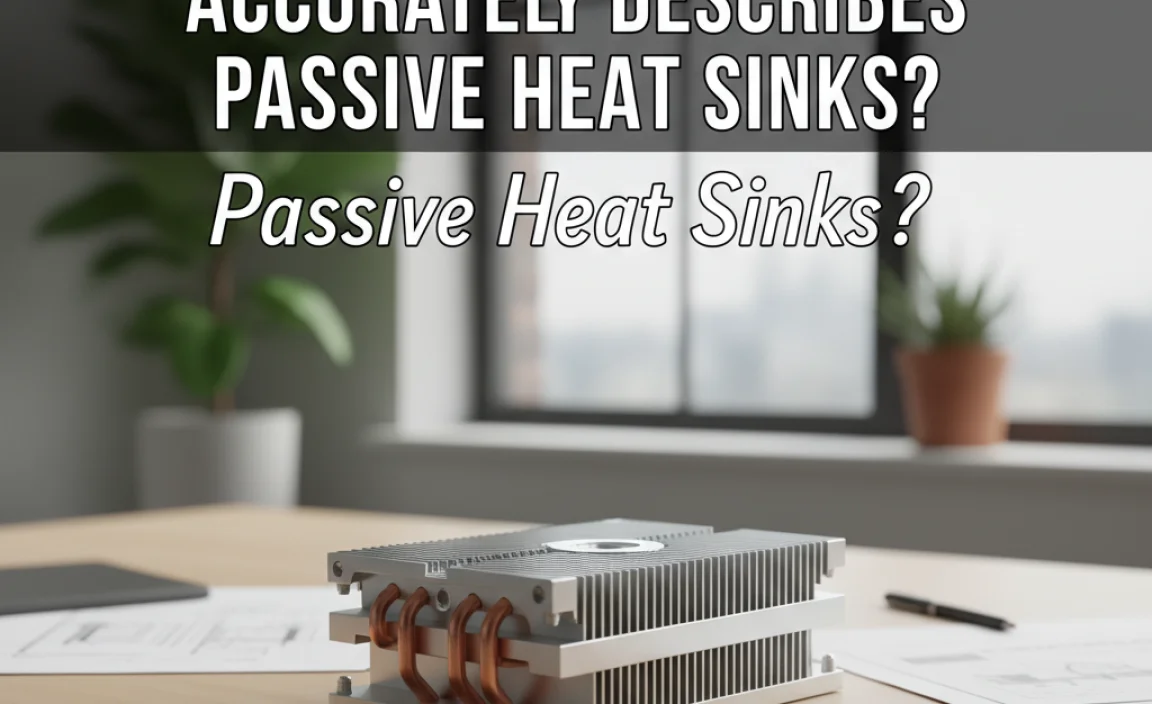 Which of the Following Accurately Describes Passive Heat Sinks?