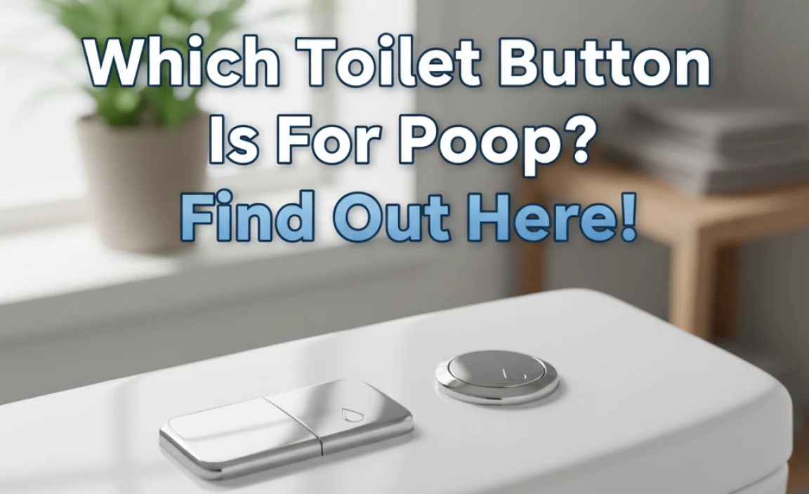 Which Toilet Button Is For Poop? Find Out Here!
