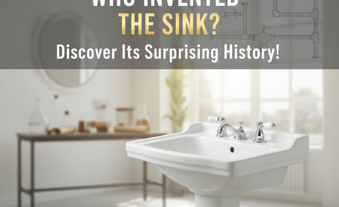 Who Invented The Sink? Discover Its Surprising History!