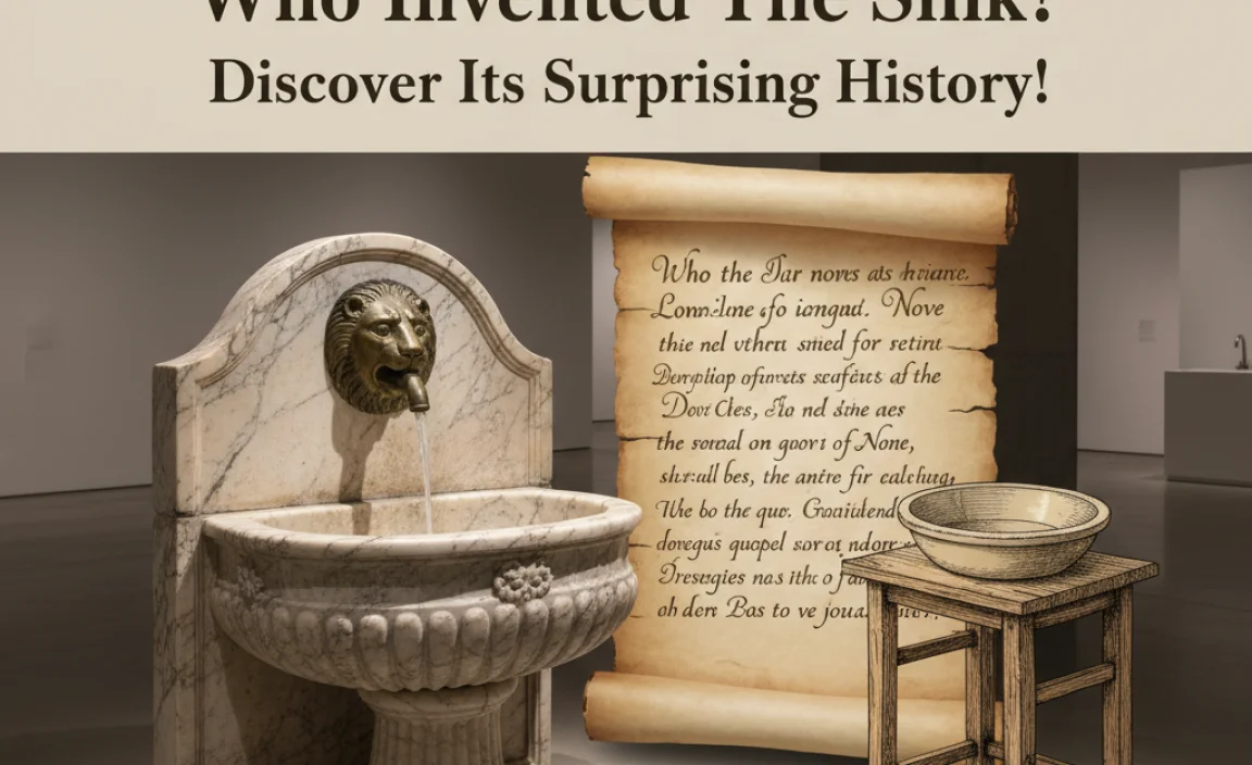 Who Invented the Sink?