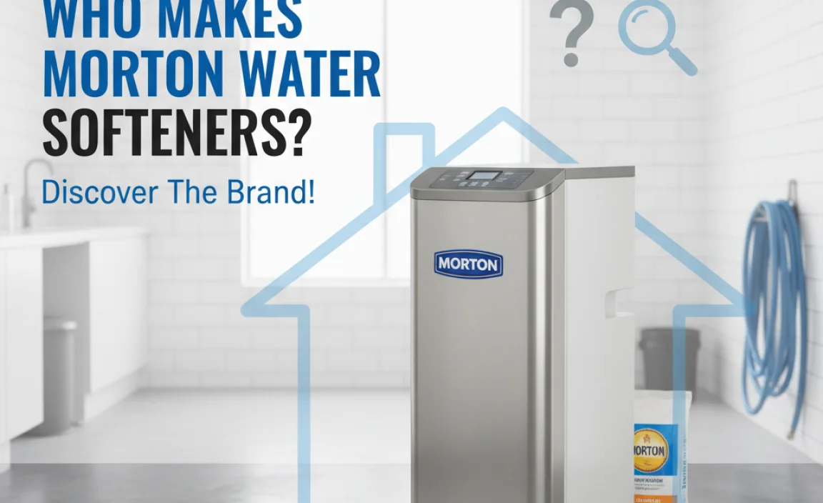 Who Makes Morton Water Softeners