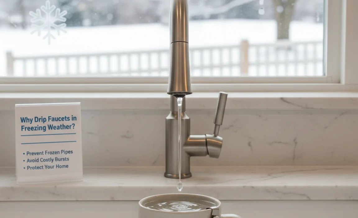 Why Drip Faucets in Freezing Weather?