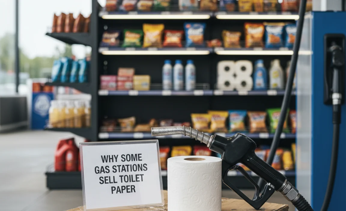 Why Some Gas Stations Sell Toilet Paper