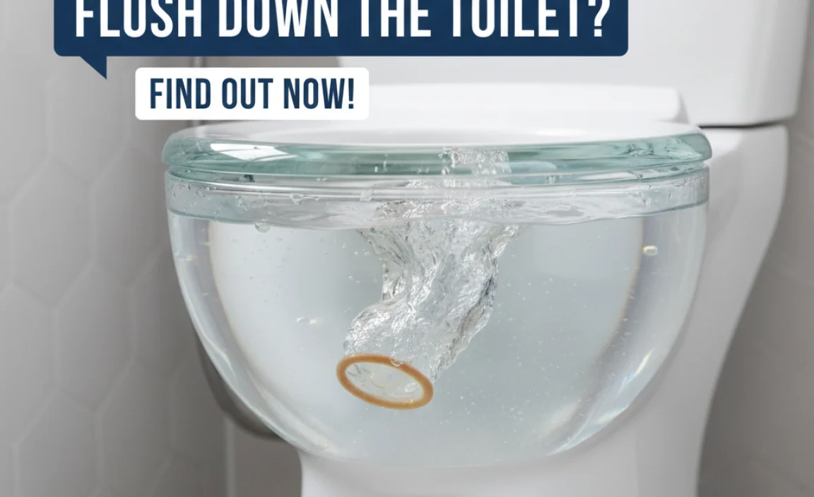 Will A Condom Flush Down The Toilet? Find Out Now!