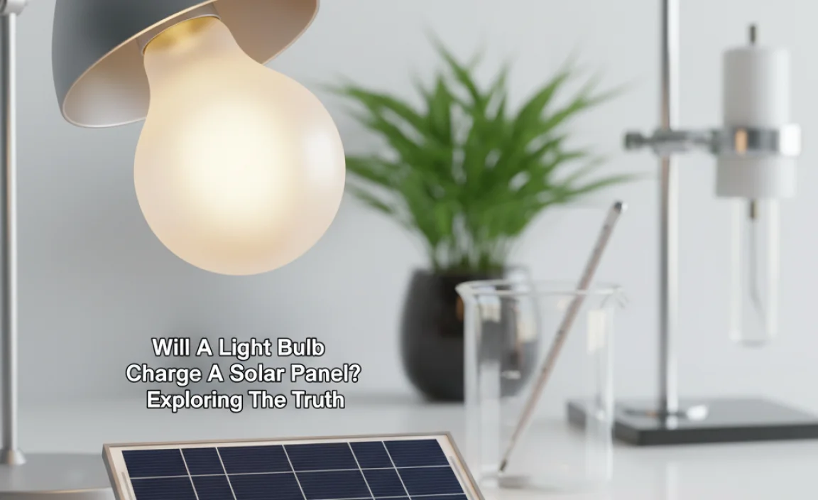 Will A Light Bulb Charge A Solar Panel? Exploring The Truth