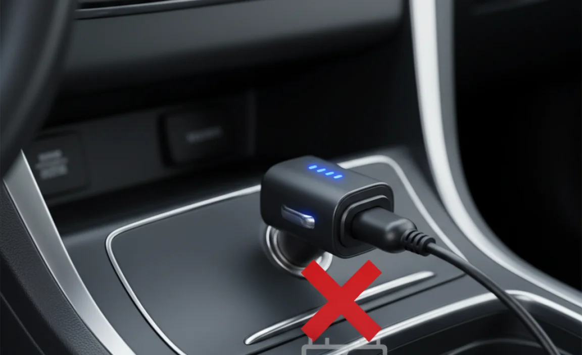 Will Leaving Something Plugged into Cigarette Lighter Drain Battery?