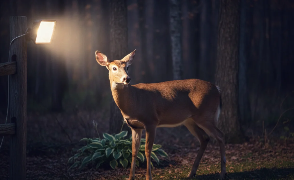 Will Motion Lights Deter Deer?