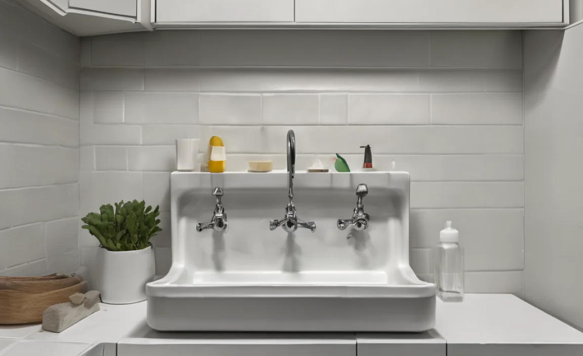 A Purpose of a Service Sink Is For… Easy Cleanup!