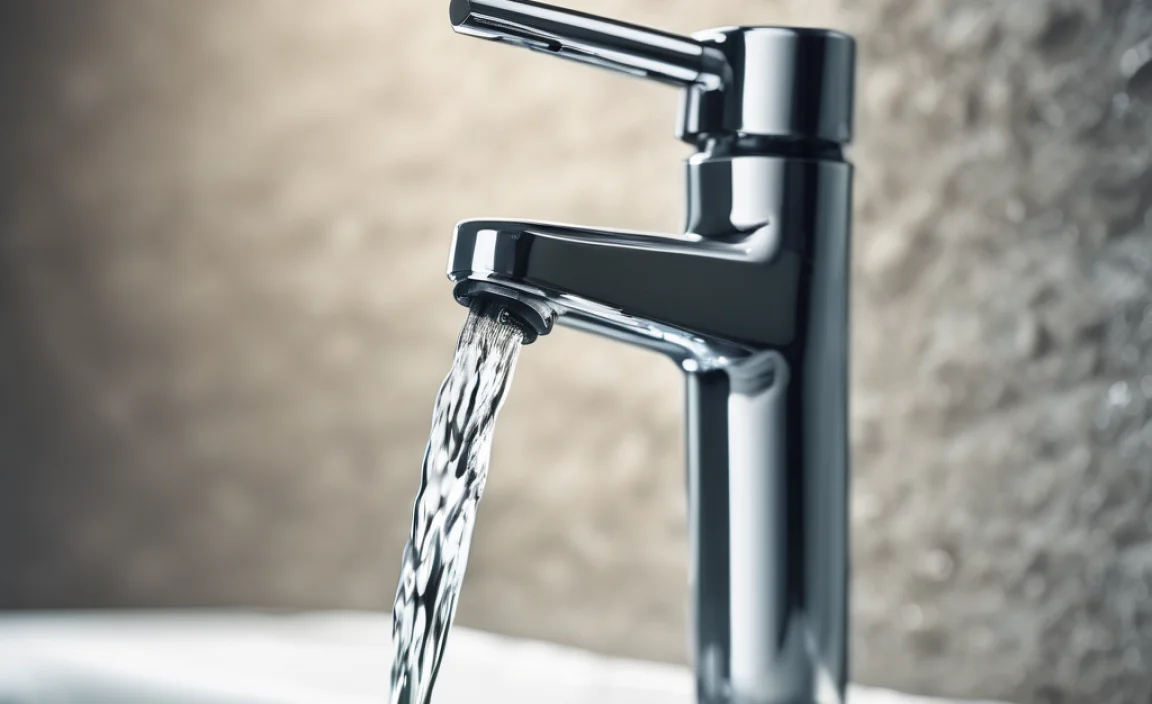 A Thin Stream of Water Flows Smoothly From a Faucet: Secret?