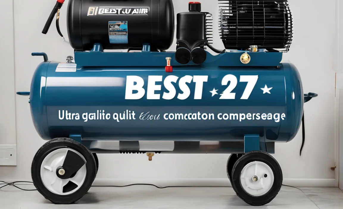 Best Ultra Quiet 27 Gallon Air Compressor: Genius Buy