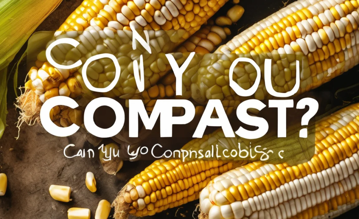 Can You Compost Corn Cobs? Essential Guide