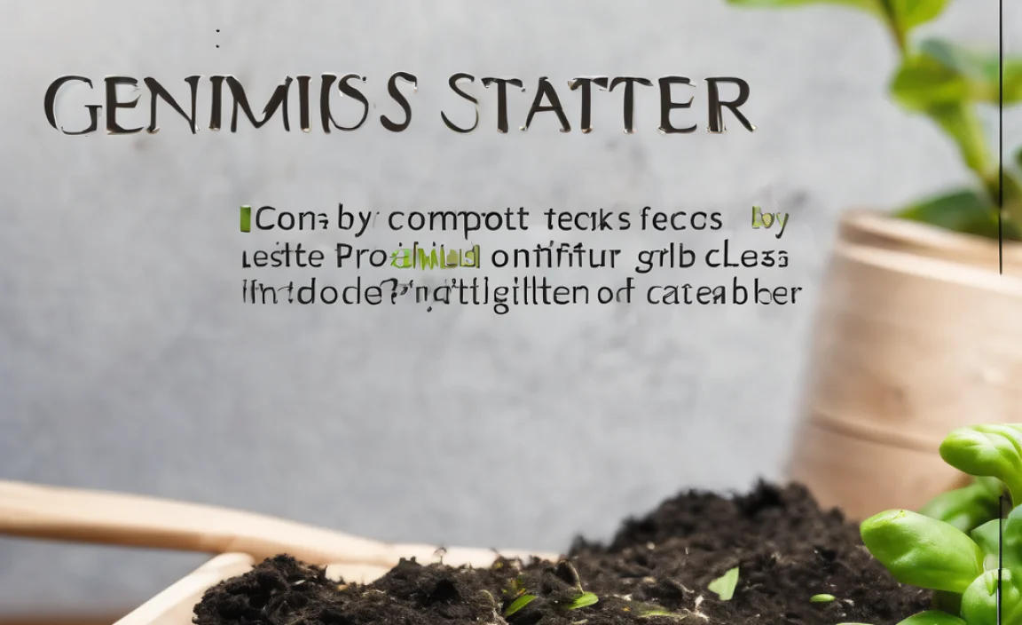 Compost Starter Step by Step: Genius Guide
