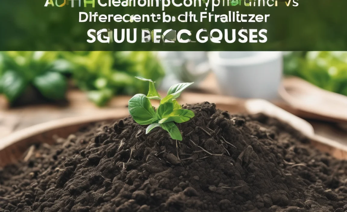 Compost vs Fertilizer: Key Differences at a Glance